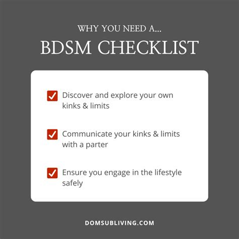 bdsm vragenlijst|9 Full BDSM Checklists – Including Limits, Fetishes & Activities